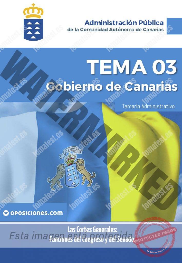 Tema 03 - Administrativo del Gobierno de Canarias