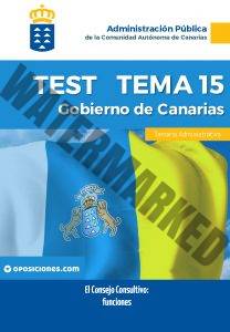 Administrativo del Gobierno de Canarias Tema 15