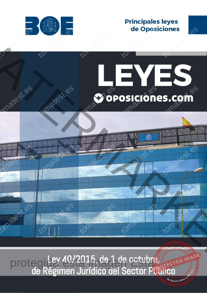 Ley 40-2015, de 1 de octubre, de Régimen Jurídico del Sector