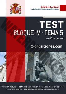 Administrativo AGE · Bloque IV · Tema 5 · Test 3