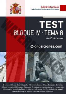 Administrativo AGE · Bloque IV · Tema 8 · Test 1