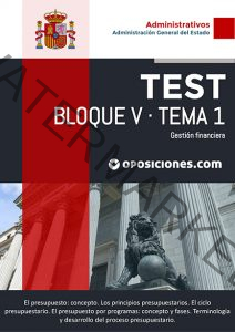 Administrativo AGE · Bloque V · Tema 1 · Test 1