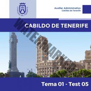 Cabildo de Tenerife - Tema 1 - Test 5