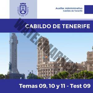 Cabildo de Tenerife - Temas 9, 10 y 11 - Test Test 9