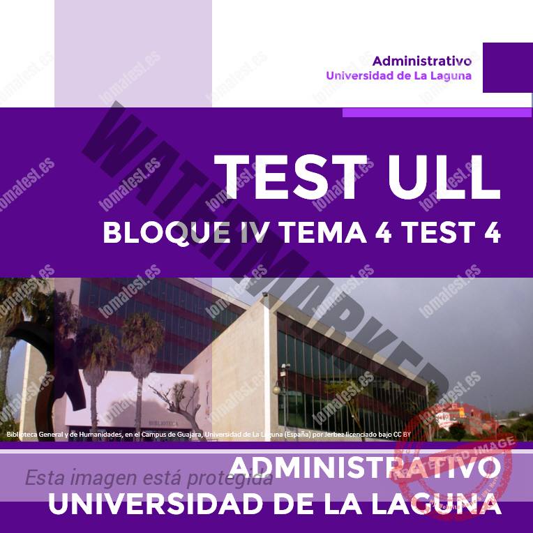 0 ULL BLOQUE IV – TEMA 4 – TEST 4